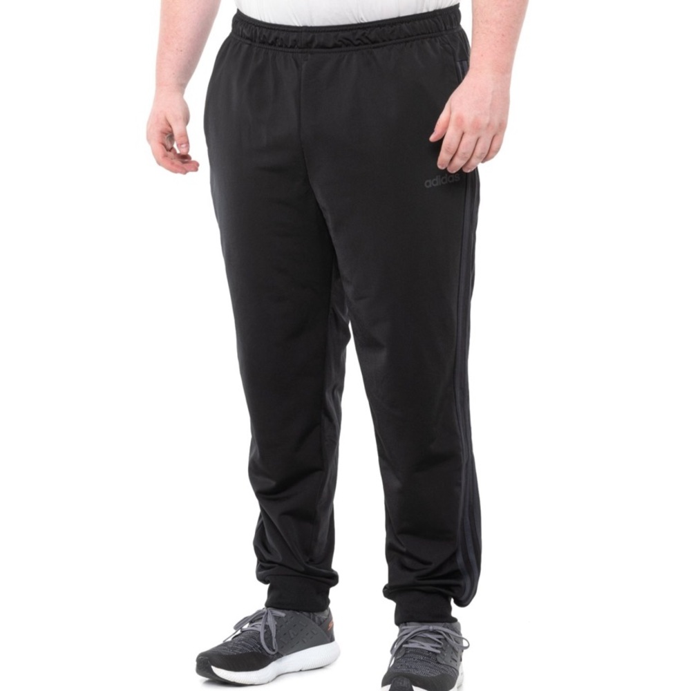 🆕 adidas 3-Stripe Tricot Pants Black relaxed fit size small 717